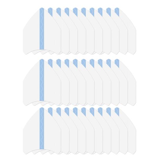 30/50Pcs V-shaped Invisible Thigh Patches Sagging Skin Lifting Firming Anti-Chafing Body Tape Waterproof Transparent Leg Body Adhesive Patches