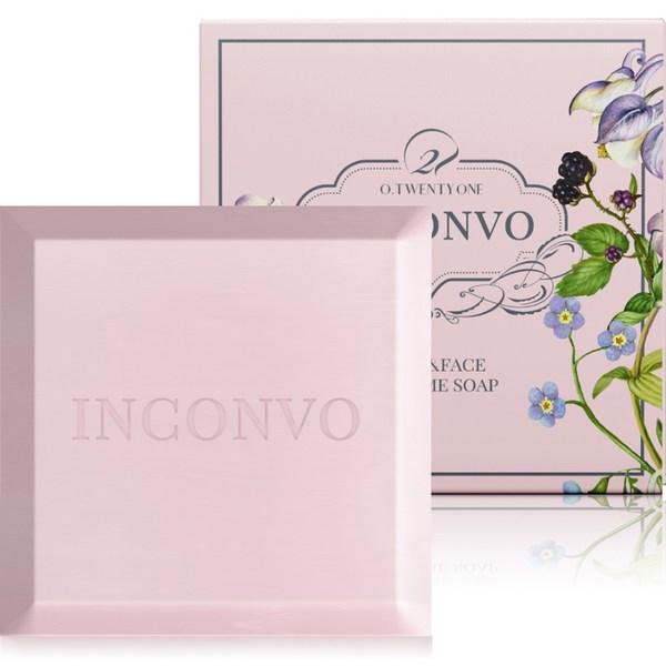 O2ENIONE Inconvo Body Face Soap 85g, 1 piece