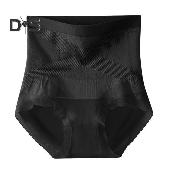 Lady Underpants High Waist Shaping Underwear Butt-lifted Thin Tummy Control Elastic Panties Compression Seamless Good Breathability Daily Sport Briefs