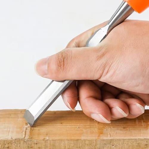 Woodworking Chisel Set, 4 Pieces, 6/12/19/25mm, for Carving, Chamfering, Carving, and Sill Grooves, DIY Tools, Carving, and Grooving Wood