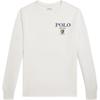Polo Хлопковая футболка с длинным рукавом и принтом Детские топы CWPOTSHY8021193-100