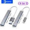 4-in-1 USB HUB USB 3.0 Hubs USB C Docking Stations USB 3.0 2.0 Splitter Adapter OTG For Laptop Tablet Macbook Pro PC Accessories