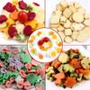 1Pc Vegetables Cutter Plastic Handle Stainless Fruit Cutting Die Kitchen Gadgets