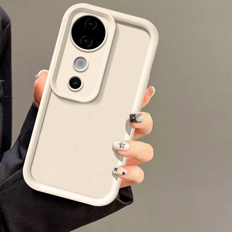 Для Vivo V40 Чехол Vivo V2348 Чехол для телефона Полный пакет Матовый Противоударный Мягкий Защитный Чехол
