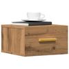 VidaXL Wall-mounted Bedside Tables 2 Pcs Artisan Oak 35x35x20 Cm, Floating Bedside Cabinet, Hanging Bedside Cabinet, 857066
