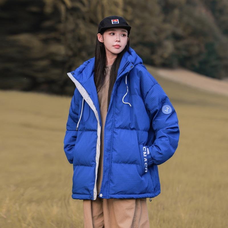 Короткий пуховик бренда Qingchao, утолщенный, теплый и морозостойкий, мужской, зимний, новая модная повседневная куртка для пары