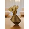 Декоративная ваза ручной работы золотого античного цвета, модель 4
