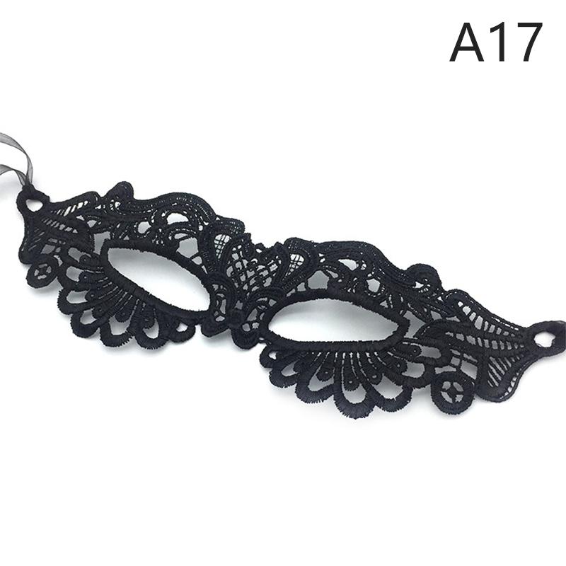Women Hollow Lace Masquerade Face Mask Sexy Cosplay Prom Party Props Eye Mask