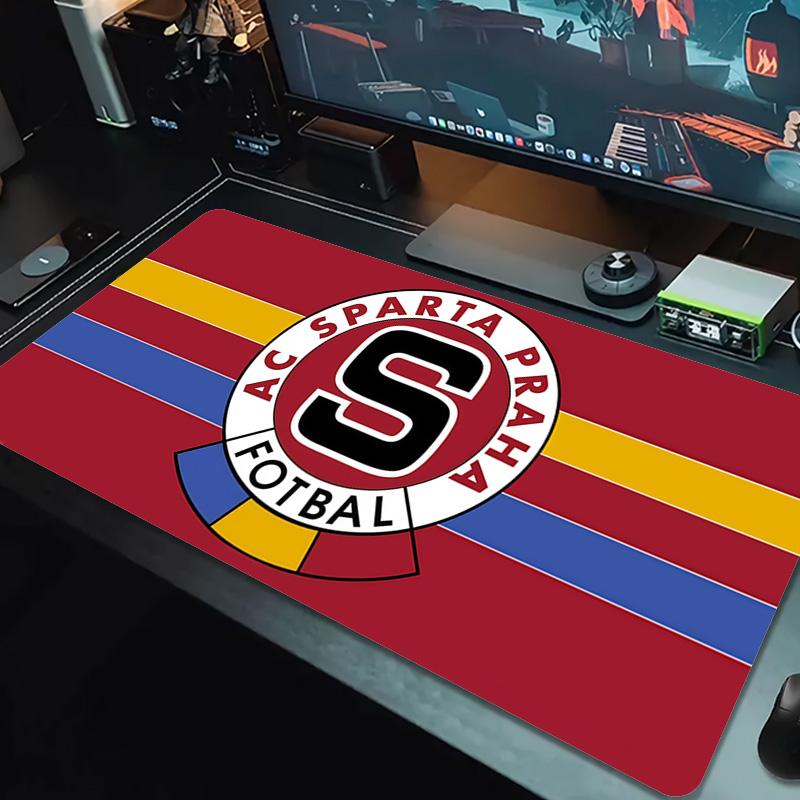 AC Sparta Praha Печать Подушка Нескользящий Ноутбук Планшет Большой Коврик для Мыши XXL Коврик Мини-ПК Игровой Коврик С Замком по краю
