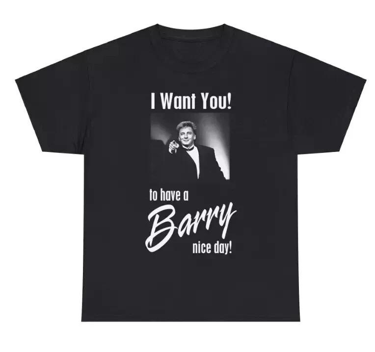 New Rare Barry Manilow Gift Family Unisex S-235XL Shirt 7D163