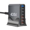 Настольная зарядная станция 6 портов GaN USB C Зарядное устройство 3 USB C 3 USB A Быстрая зарядка для ноутбука Планшета IPhone Android