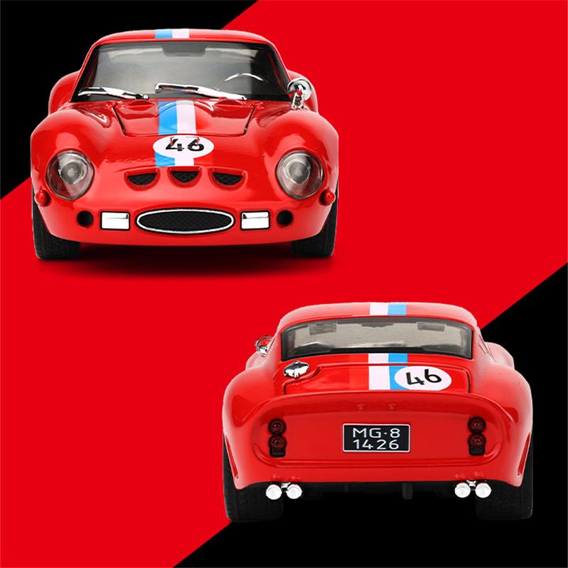 1:32 250 Gto Сплав Спортивный Автомобиль Модель Литье под Давлением Металл Трек Гоночный Автомобиль Транспортные Средства Модель Симуляция Звук и Свет Детская Игрушка Подарок