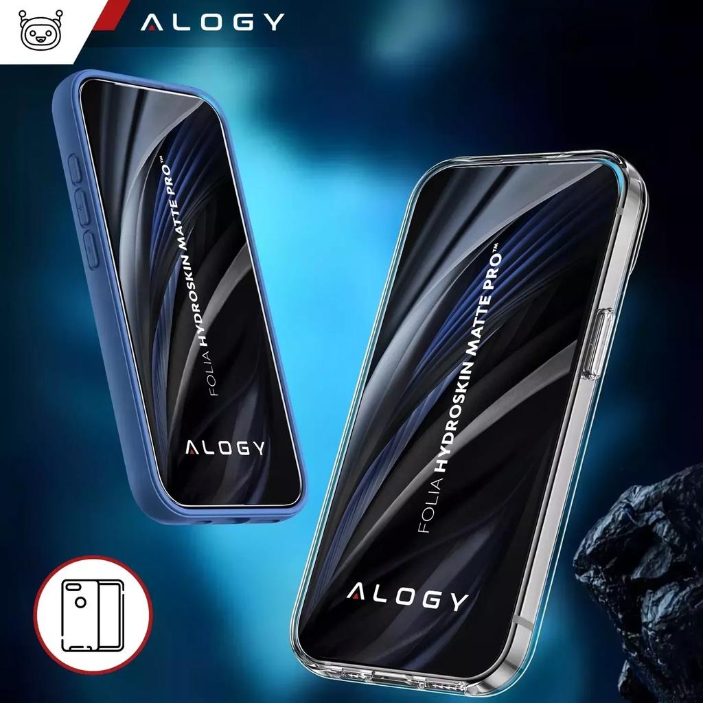 Folia "Matowa" Do Xiaomi Redmi Note 13 Pro+ 5G Hydrożelowa Alogy Hydroskin Matte Pro™ Na Ekran Do Etui "Bez Odcisku Palców"