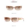 Женские солнцезащитные очки Trend Cat Eye Narrow Frame Chain Legs Sunglasses Women Vintage Small Square Men Sunglasses Outdoor UV400