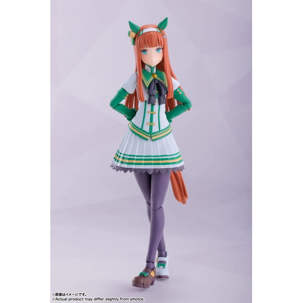 SHFiguarts Uma Musume Pretty Derby Silence Suzuka примерно 134 мм, окрашенная подвижная фигурка из АБС и ПВХ