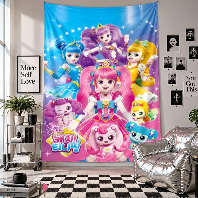 Wall TapestryMagic Sweetheart Art Hanging Cloth Decorative Background Cover for Room Decoration