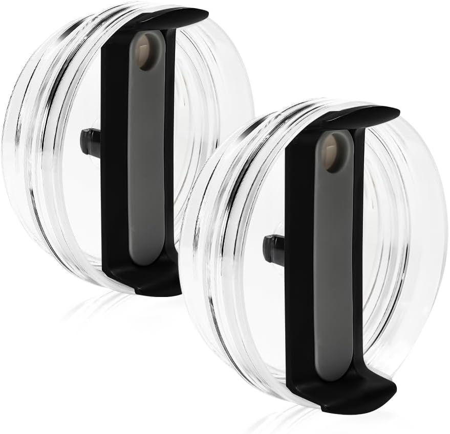 2 Pack Tumbler Lids for Stanley Cup, 40 OZ Replacement Lids Spill Proof Splash Tumbler Covers Fit for Stanley Tumbler Accessories and More Coffee