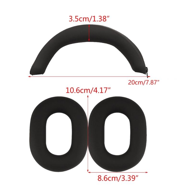Cooling Gel Earpads Headband Cover for  H7 Gaming Headset, Ear Pads Cushions with Noise Isolation