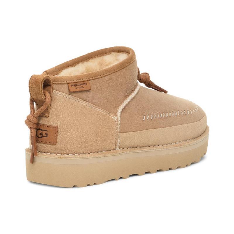UGG Ультрамини Стильные Восстановленные Женские Кроссовки 'Песочный' 1152953-SAN
