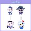 Buriburizaemon Crayon Shinchan Anime Blue Hat Sunglasses Plush Key Holder Gift