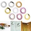 Hanging Curtain Eyelet Ring Mute Curtains Grommet Top Portable Curtain Grommet Home Decoration