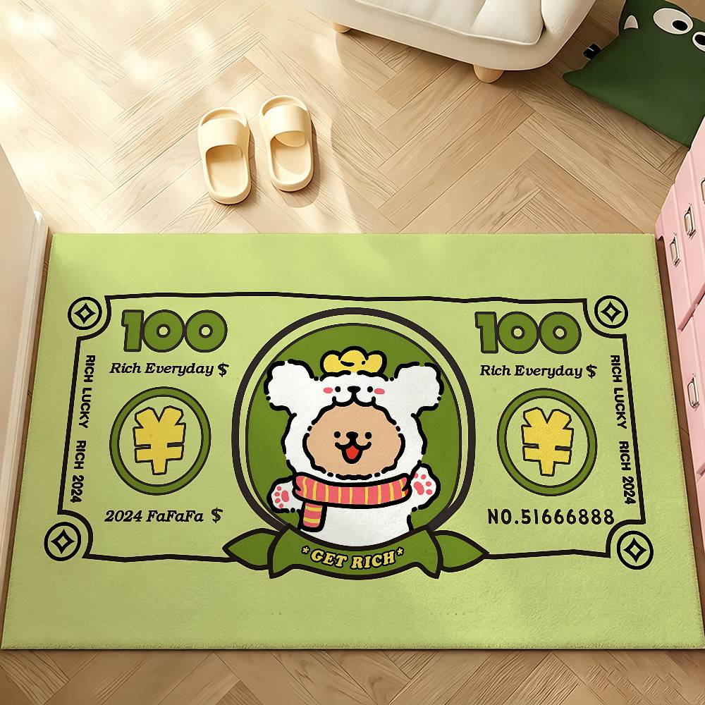 Cute M-Malteses Carpet Bathroom Anti-slip Mat Door Mat Home Decoration Mat Entrance Door Mat Scratch-resistant Door Mat