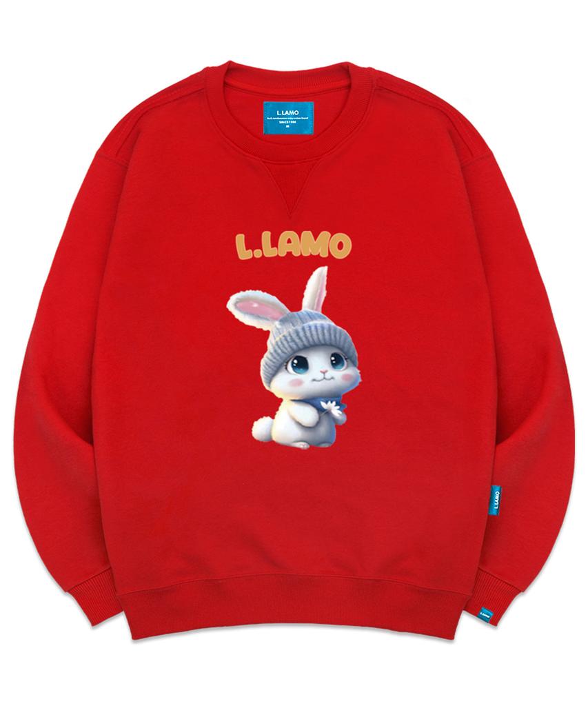 Толстовка унисекс Ellamo с флисовой подкладкой, размер M, Lamorabbit, большие размеры S~4XL (Тип А)