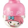 Sanrio Большой набор столовой посуды Миска и для риса 11 x 7 см My Melody День Рождения "My Melody" (Супница), приблизительно. Диаметр, Розовый, Товар, Подарок, SAN4642-3