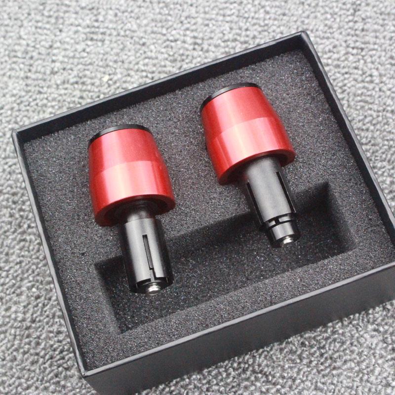7/8" 22mm CNC Aluminum Universal Motorcycle Handlebars Grips Ends Bar Ends Handlebars Caps For Kawasaki Yamaha Honda SUZUKI