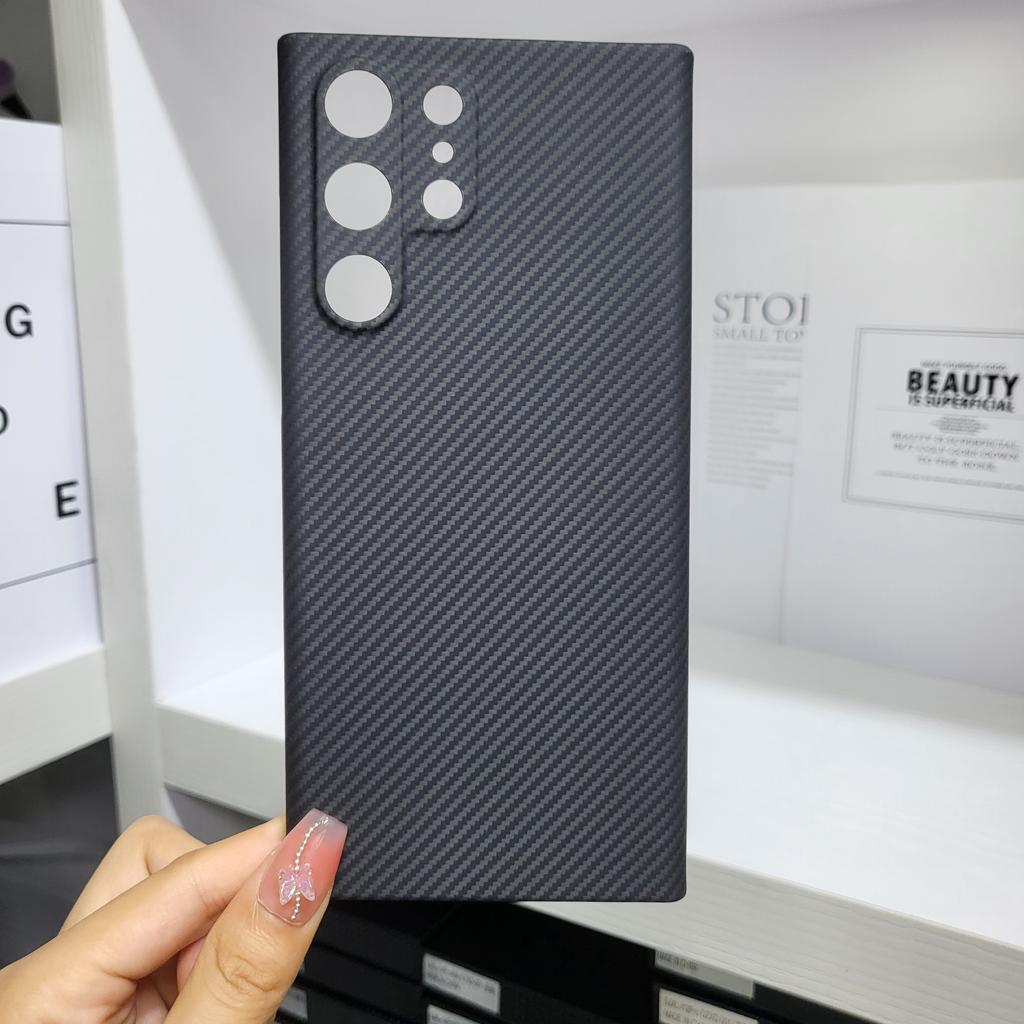 YTF-Carbon Чехол из углеродного волокна Для Samsung Galaxy 24/s25 Ultra Арамидное волокно Противоударный Чехол для Galaxy s22/s23 Ultra