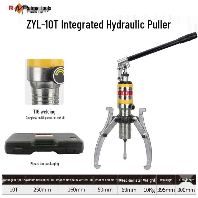 Ruima Premium Hydraulic Two/Three-Jaw Wheel & Bearing Puller Tool