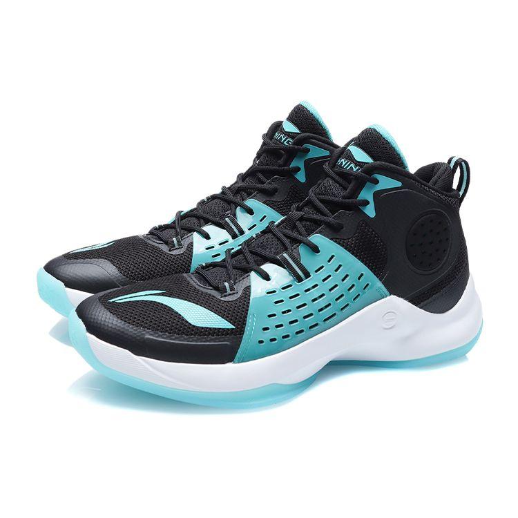 Баскетбольные кроссовки Li Ning из искусственной кожи, амортизирующие, износостойкие, дышащие, с поддержкой, средней высоты, унисекс, ABAR065-1