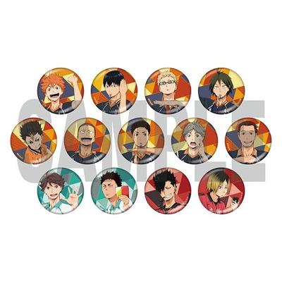 Аниме "Haikyu" Блестящая коллекция значков 2 Коробка из 13 штук