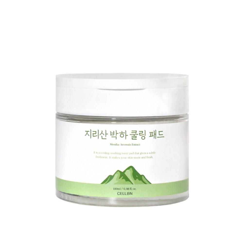 SelBN Jirisan Peppermint Cooling Pad 180ml (70EA), 70 Sheets, 1 Piece