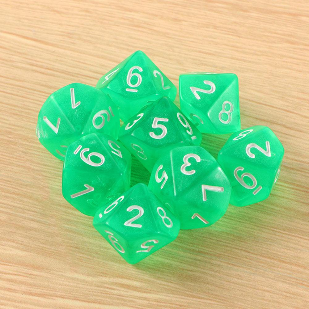 10Pcs Family Party Entertainment Playing Games Board Games Game Toys Dice Game Dice D10 Dices