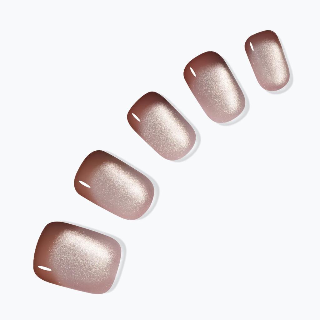 Dashing Diva Magic Press Smudge Wood (Обычный раунд) Советы ногтям