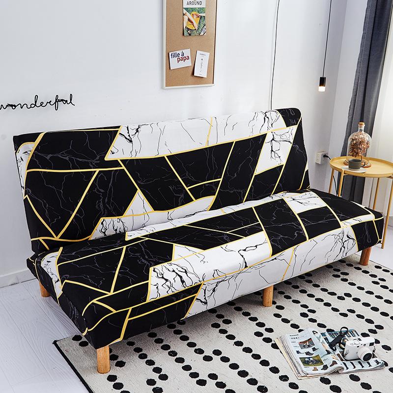 Handrails-free Elastic Sofa Cover All-inclusive Folding Sofa Bed Cover Full Cover Elastic Sofa Cover