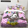Милый комплект постельного белья с рисунком кота Ф-Феликса, пододеяльник, одеяло, комплект постельного белья, наволочка, размер King Queen Twin для мальчиков и девочек взрослых