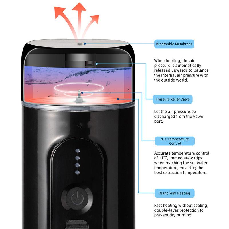 Беспроводное Отопление Автоматическая Кофемашина Эспрессо Молотый Кофе Кофейная Капсула Автомобиль На открытом воздухе