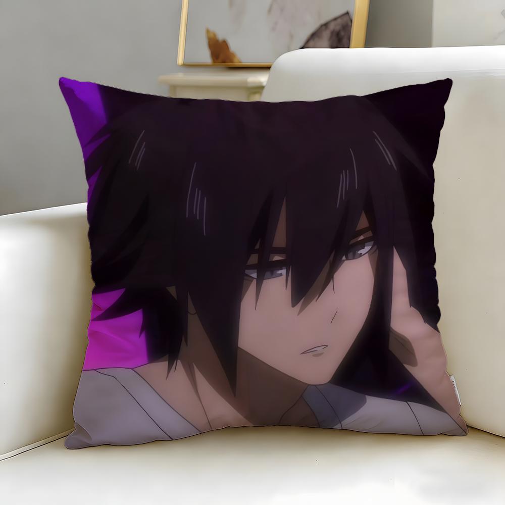 isekai anime Cautious Hero Cushion Cover Soft EasyWash Pillow Case Versatile for Couch Bed Travel and Office