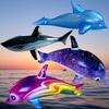 Красочные надувные дельфины, игрушки-дельфины для водных вечеринок, подходят для летнего бассейна, пляжные игрушки для брызг, игрушки-шары для вечеринки в бассейне