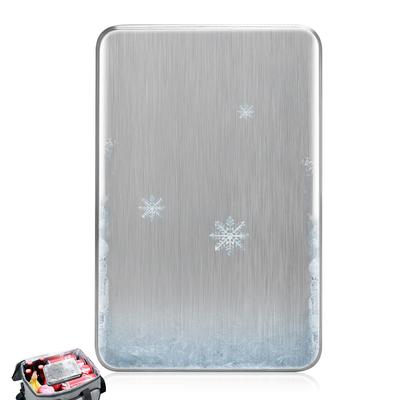 MORISHOP Мощный пакет со льдом с невероятным холодом Лучший охлаждающий лед из нержавеющей стали Прямоугольная форма 1 Длительное удержание, Предмет, Компактный,