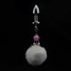Pompom Anal Plug & Nipple Clamps - Unisex SM Training Toy with Lighted Plug