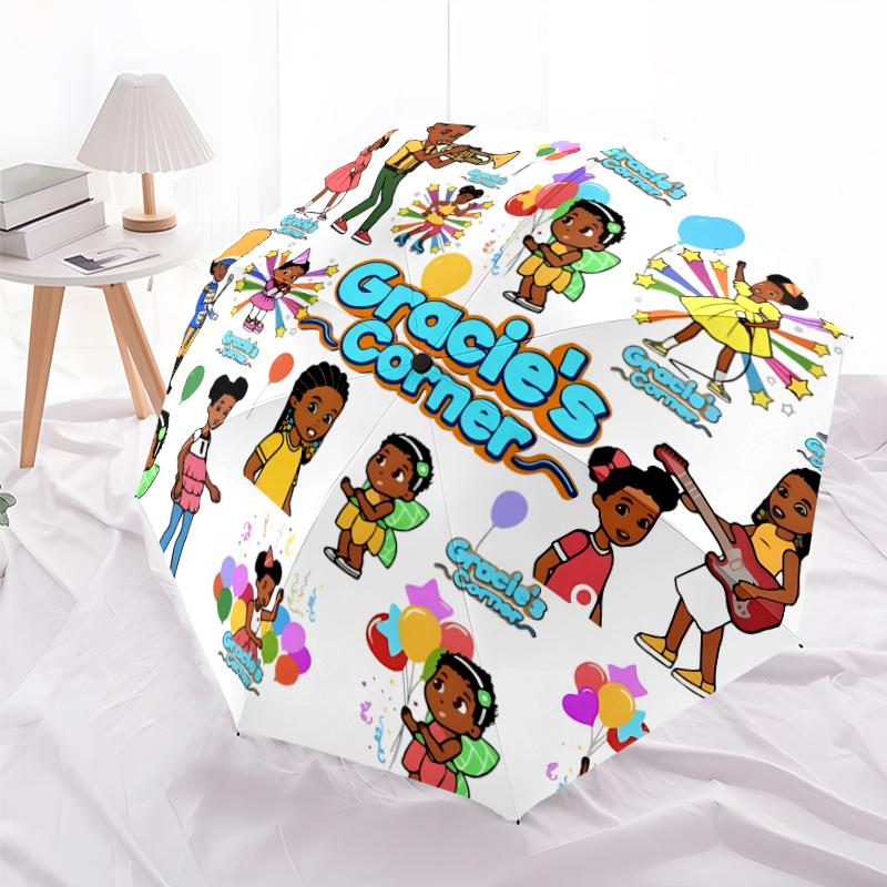 Song Fashionable Automatic Opening/Closing Folding Umbrella. Portable and Foldable, Ideal for Gift, Travel, and Daily Use.