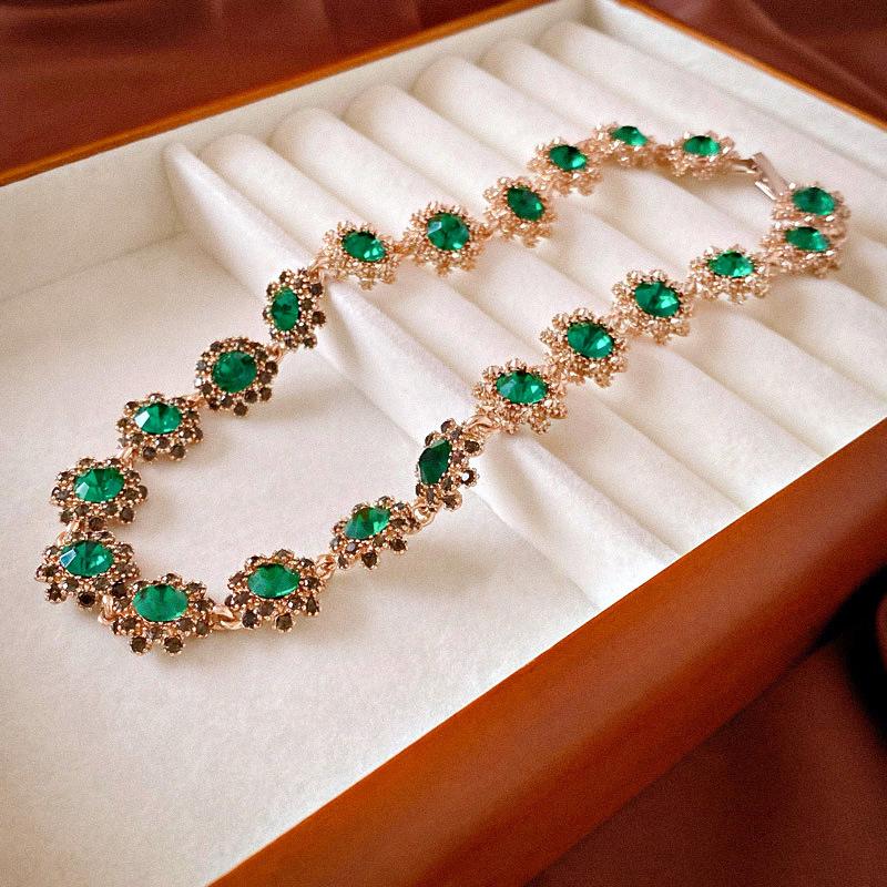 Винтажное ретро ожерелье на ключицу в придворном стиле для женщин