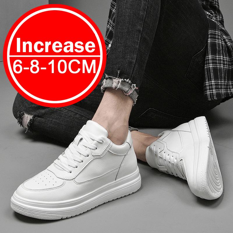 Genuine Leather Elevated Elevator Shoes, Elevated Shoes, Men's Insoles 6/8CM Men's Sports Shoes, Sport Zapatos Para Hombre36-46