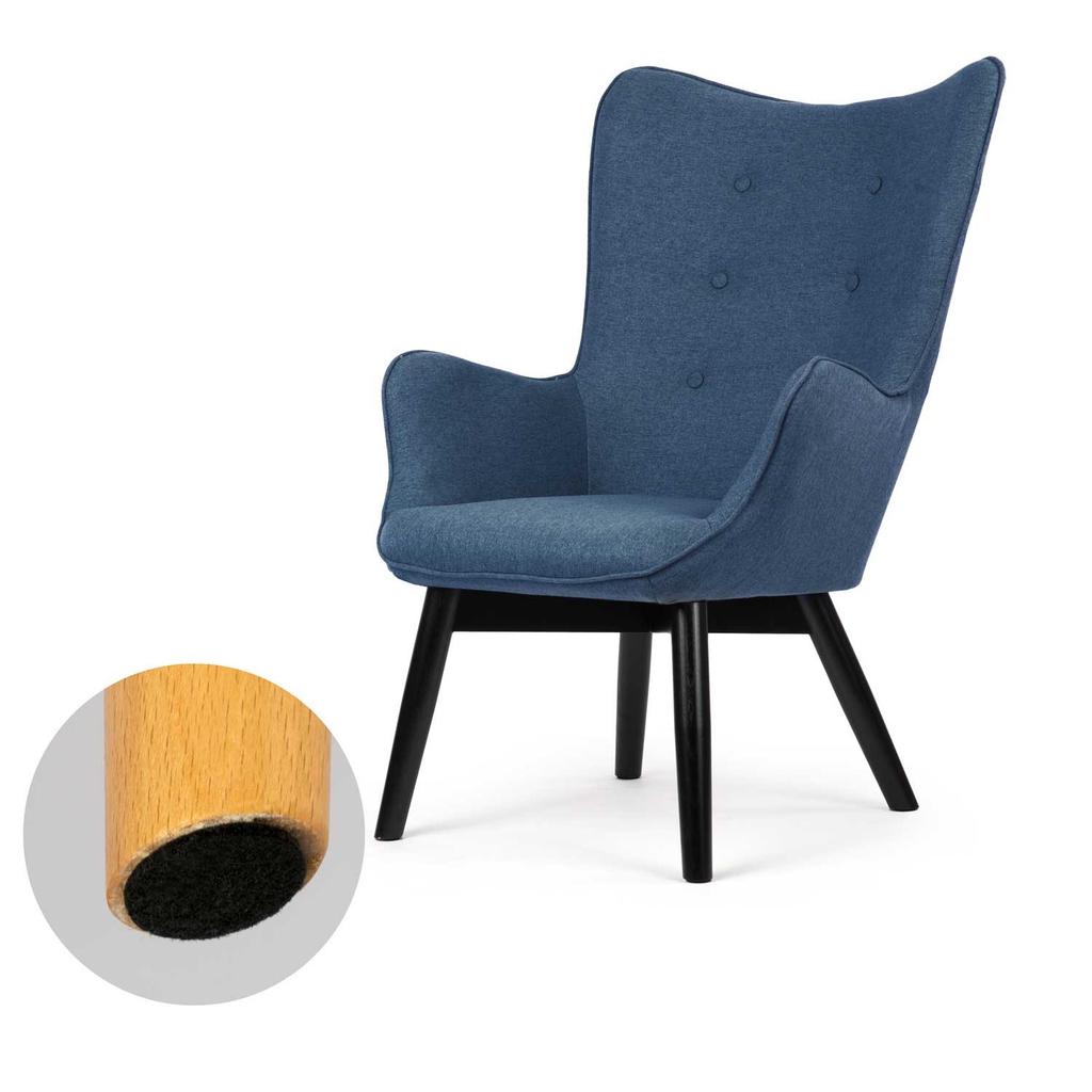 Sofotel Norse Wingback Chair With Ottoman