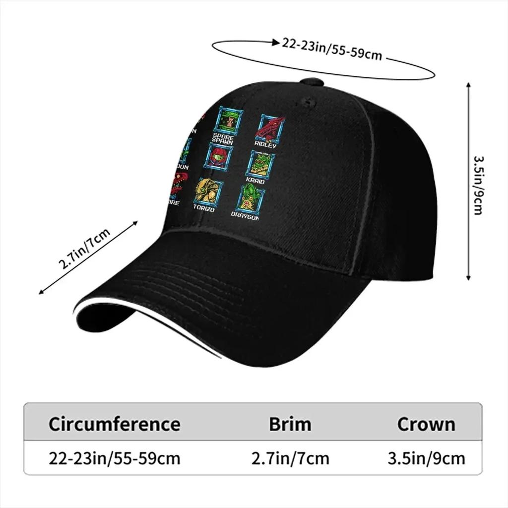 MEGATROID Baseball Cap Men Hats Women Visor Protection Snapback Super Metroid Caps