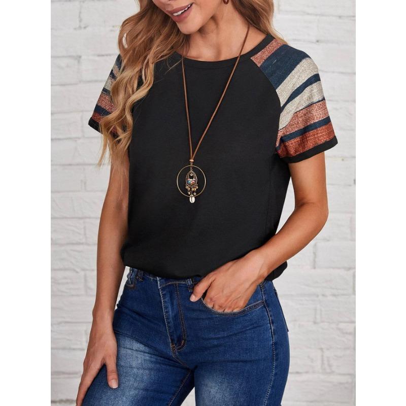 Летний круглый вырез с 3D леопардовым принтом в стиле ретро, модные повседневные женские футболки с короткими рукавами