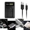 Compact ABS Camera Battery Charger LCD Display for Canon PowerShot G10 PowerShot G11 Camera Charging Option USB Charger